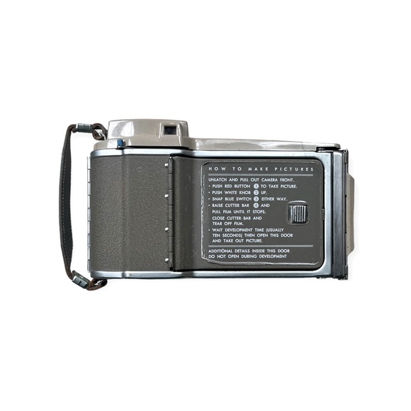 RARE Polaroid J33 Land Camera w/Original Leather Case - Picture 6 of 15